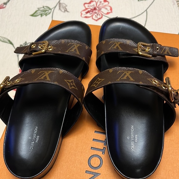 Louis Vuitton Shoes - Louis Vuitton sandals used in good condition ,box is not included